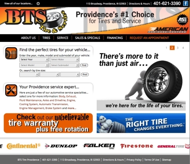 Terry's Tire Town Distributor Website Creator