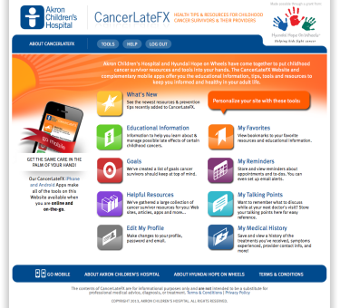 Cancer LateFX Website and App for iPhone and Android