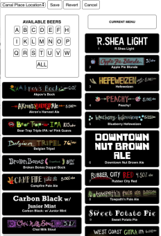 "On Tap" Beer Management Tool