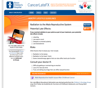 Cancer Late Effects Information