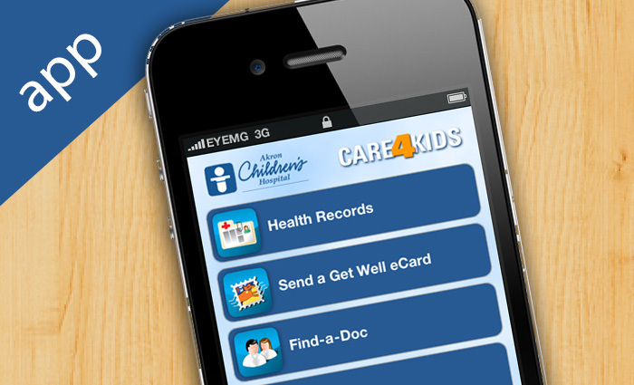 Akron Children's Hospital Care4Kids iPhone and Android App