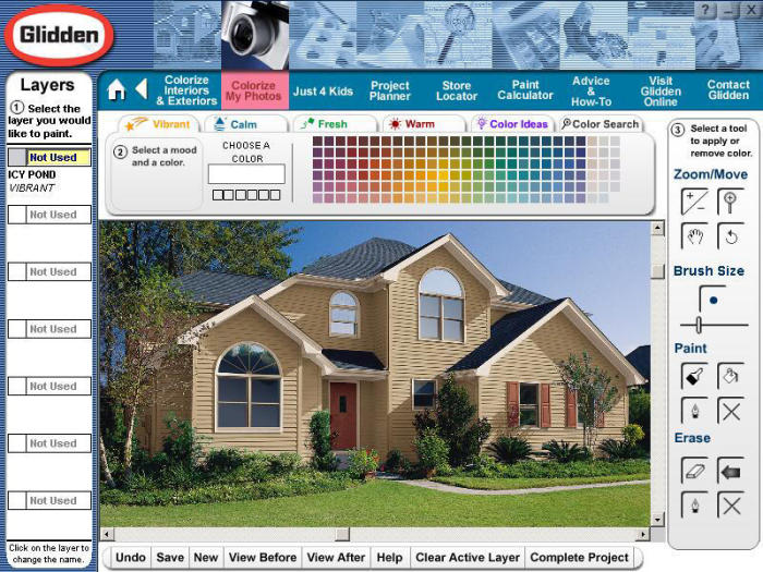 Color Combination For House Software