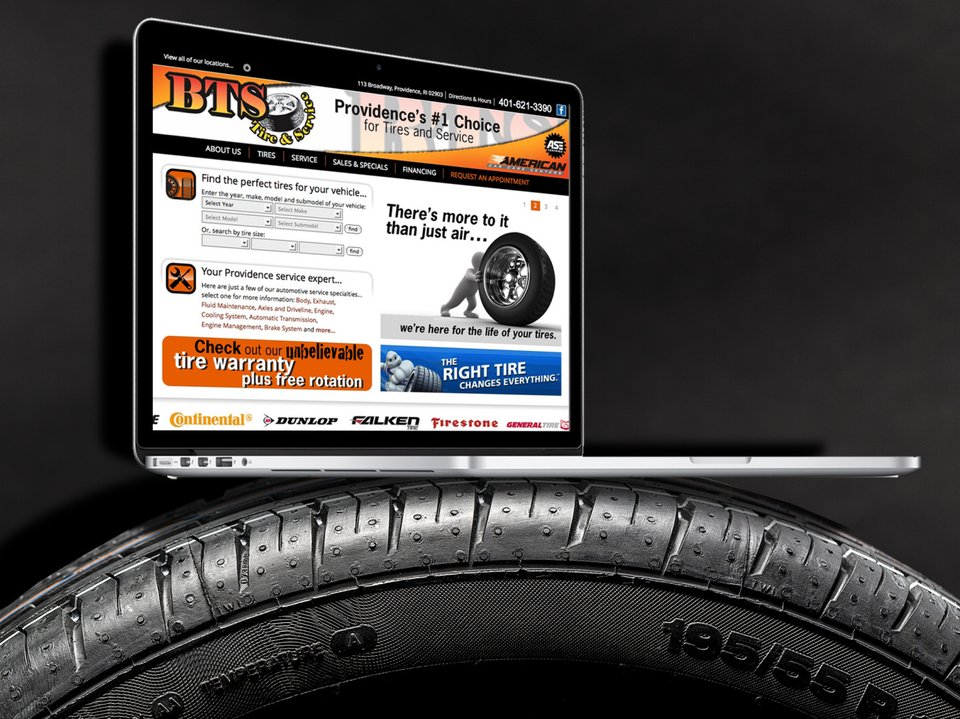 Terry's Tire Town Distributor Website Creator