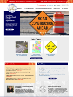 Summit County Engineer Website Redesign