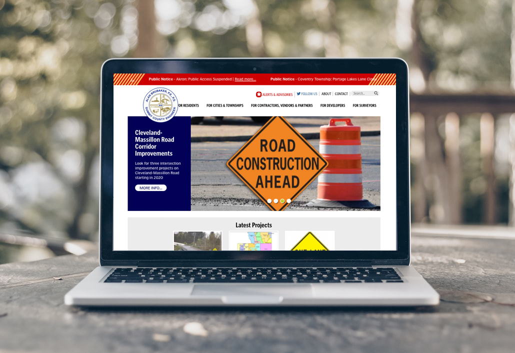 Summit County Engineer Website Redesign