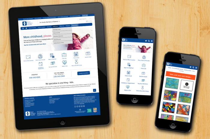 Responsive Website Redesign - Akron Children's Hospital