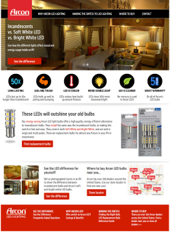 Arcon Lighting Responsive Website