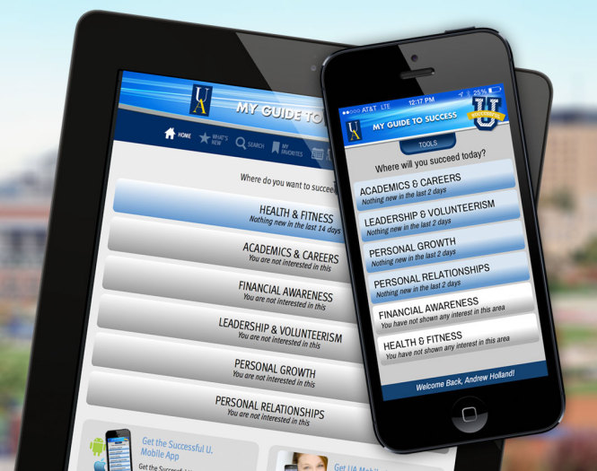 Successful U. Website, iPhone and Android App - The University of Akron