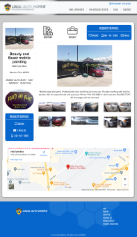 Local Auto Works Service Provider Page