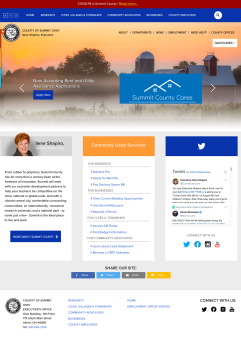 Summit County Executive Website